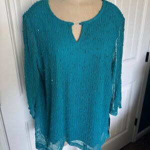 NWT Women's Alfred Dunner blouse size L